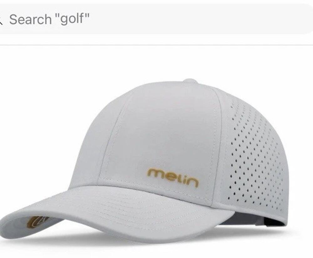 Melin Hydro Compass White SnapBack Hat Classic Size NWT $80